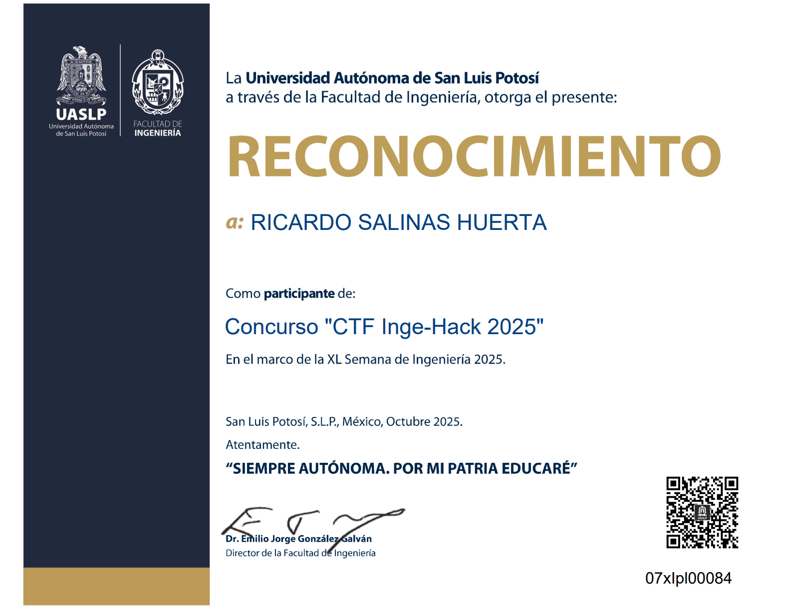 Reconocimiento IngeHack